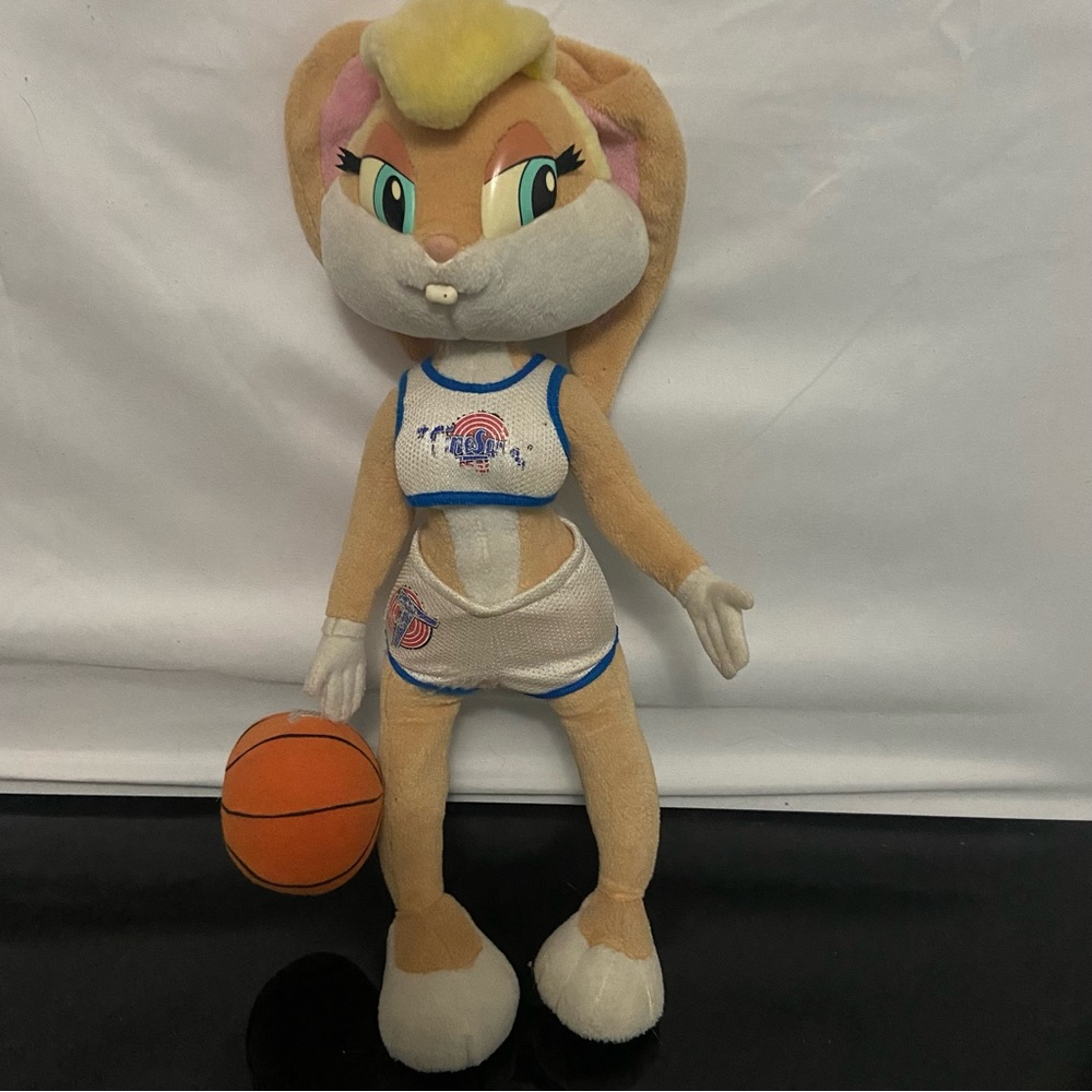1996 vintage 16" Lola Bunny Poseable Plush Doll Bugs Bunny Girlfriend Space Jam